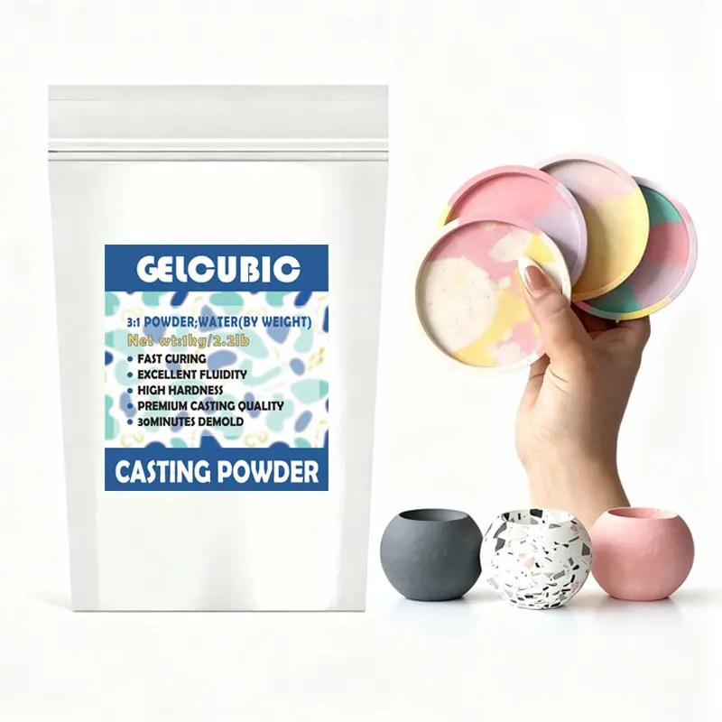 Гипсовый порошок в пакетиках 1000 г, подходит для ювелирных изделий и поделок своими руками - высокое качество
Гипсовый порошок в пакетиках 1000 г, подходит для ювелирных изделий и поделок своими руками - высокое качество