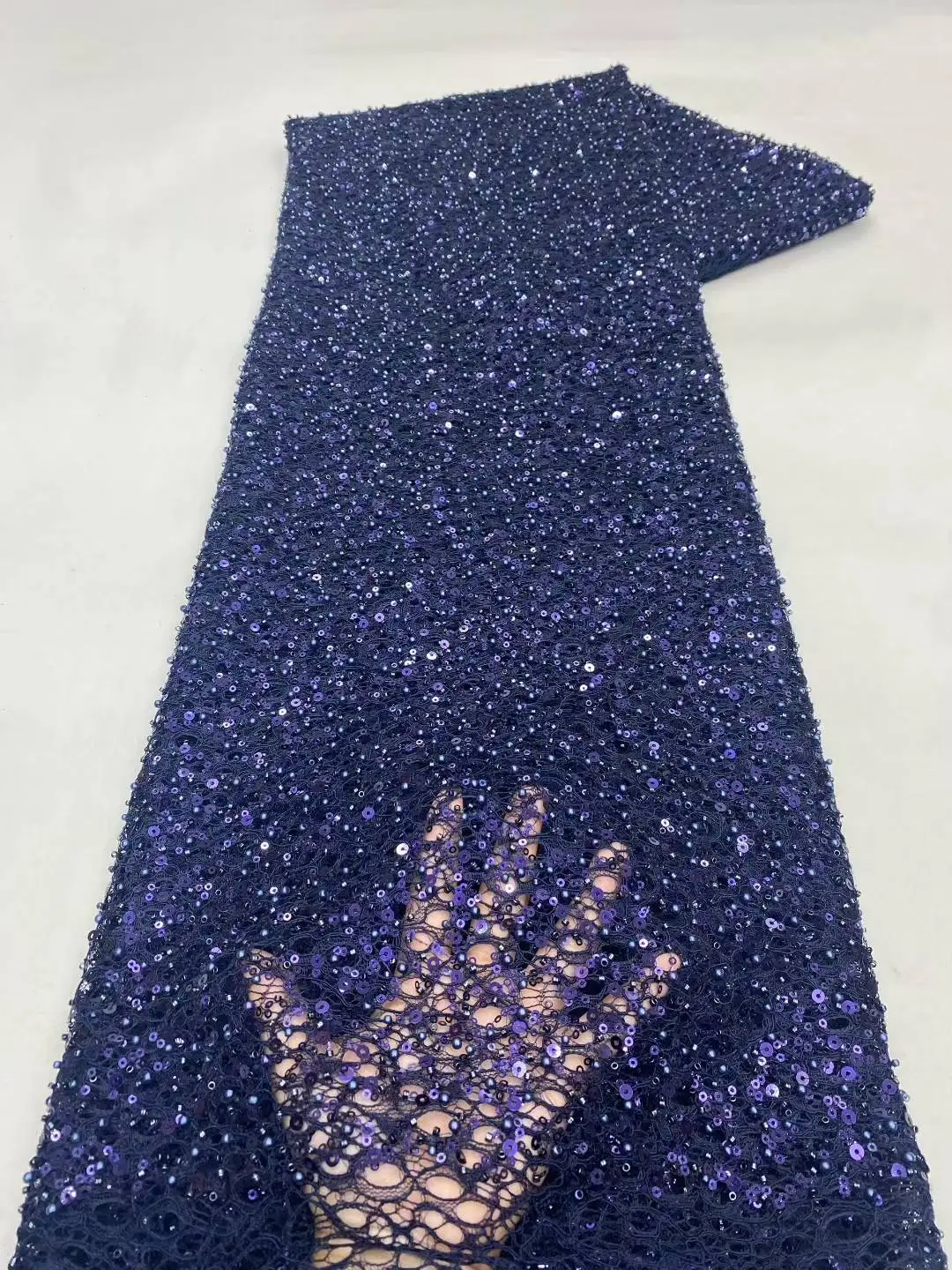 2025 Luxury African Beaded High Quality Nigerian Sequins With Pearl Lace French Tulle Lace Fabric For Party Dress Sewing
2025 Luxury African Beaded High Quality Nigerian Sequins With Pearl Lace French Tulle Lace Fabric For Party Dress Sewing