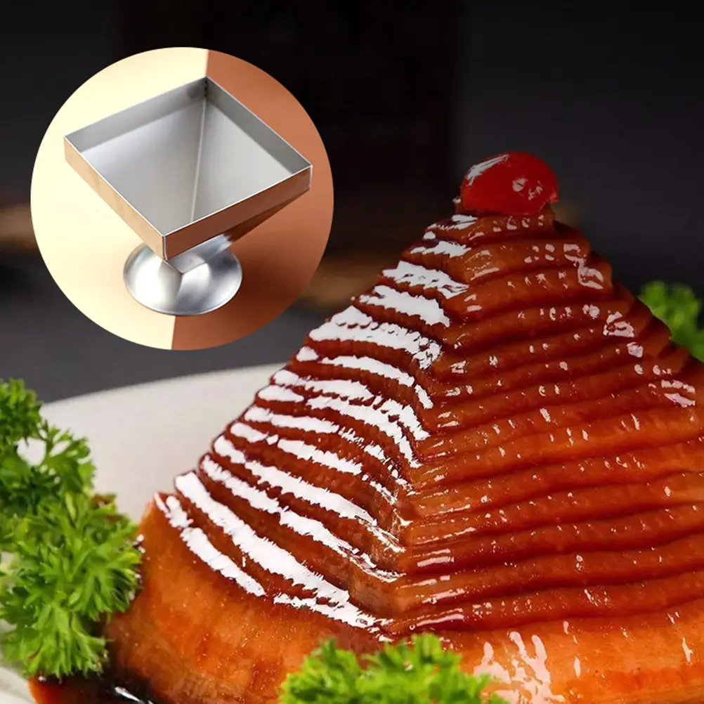 1Pcs Quadrangle Tower Meat Mold High Quality Stainless Steel Food Shaping Tool for Kitchen Meat Cold Dish Cake Supplies
1Pcs Quadrangle Tower Meat Mold High Quality Stainless Steel Food Shaping Tool for Kitchen Meat Cold Dish Cake Supplies