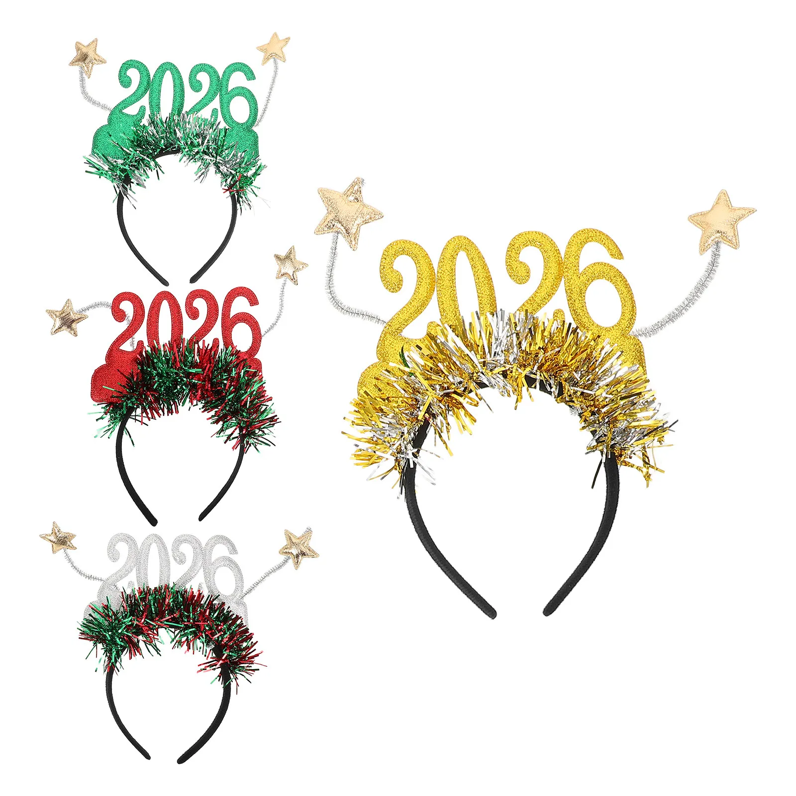 4Pcs New Year Headband Star Design Festive Hair Accessories Party Celebration Hairbands Glitter New Years Eve Party Supplies
4Pcs New Year Headband Star Design Festive Hair Accessories Party Celebration Hairbands Glitter New Years Eve Party Supplies
