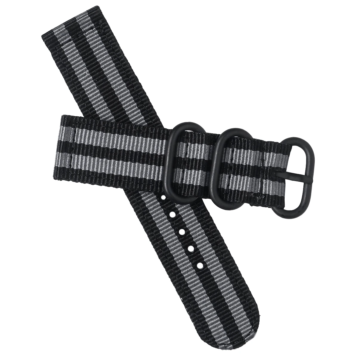 24mm Watch Strap Webbing Durable 2-Joint Nylon Watch Band Wristband for Watch Replacement (Black Grey with Black Buckle)
24mm Watch Strap Webbing Durable 2-Joint Nylon Watch Band Wristband for Watch Replacement (Black Grey with Black Buckle)