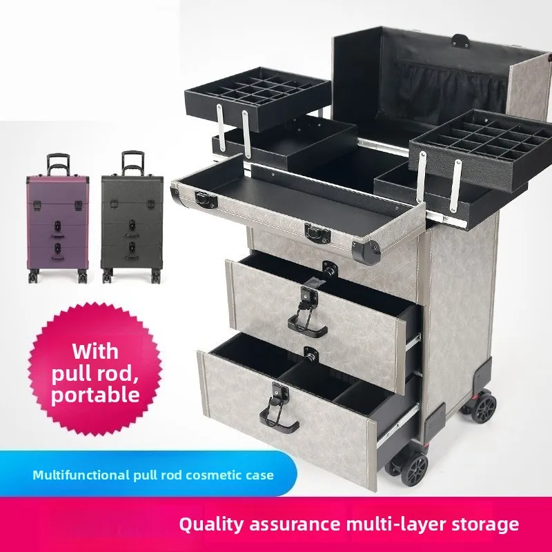 Global Cosmetic Rollerized Aligner Case Durable Multi Layer Trolley with Swivel Wheels for Travel and Salon Use Makeup Box
Global Cosmetic Rollerized Aligner Case Durable Multi Layer Trolley with Swivel Wheels for Travel and Salon Use Makeup Box