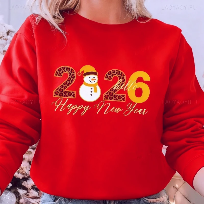 Hello 2026 Shirt Christmas Sweatshirt 2026 New Year Party Hoodie Women's Pullover Mujer Sudadera Hoodies Women Clothing
Hello 2026 Shirt Christmas Sweatshirt 2026 New Year Party Hoodie Women's Pullover Mujer Sudadera Hoodies Women Clothing
