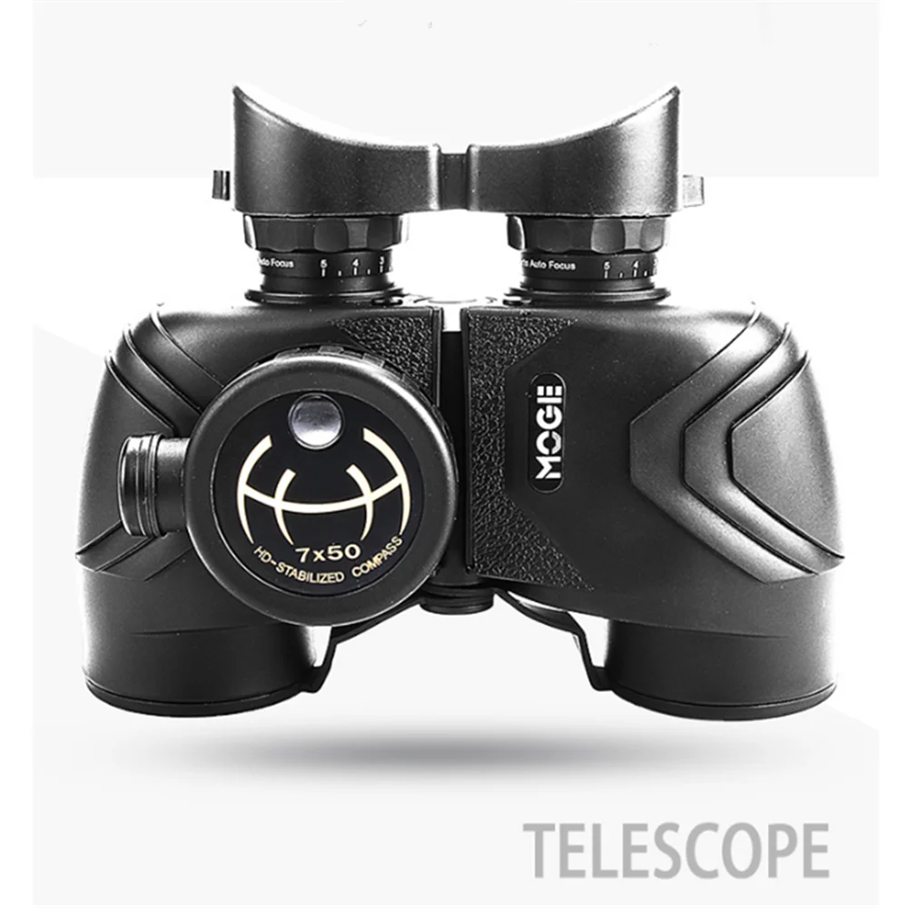 MOGE 7x50mm Nautical Electronic Compass Telescope HD High-definition Non-infrared Night Vision Waterproof Outdoor BAK4 Telescope
MOGE 7x50mm Nautical Electronic Compass Telescope HD High-definition Non-infrared Night Vision Waterproof Outdoor BAK4 Telescope