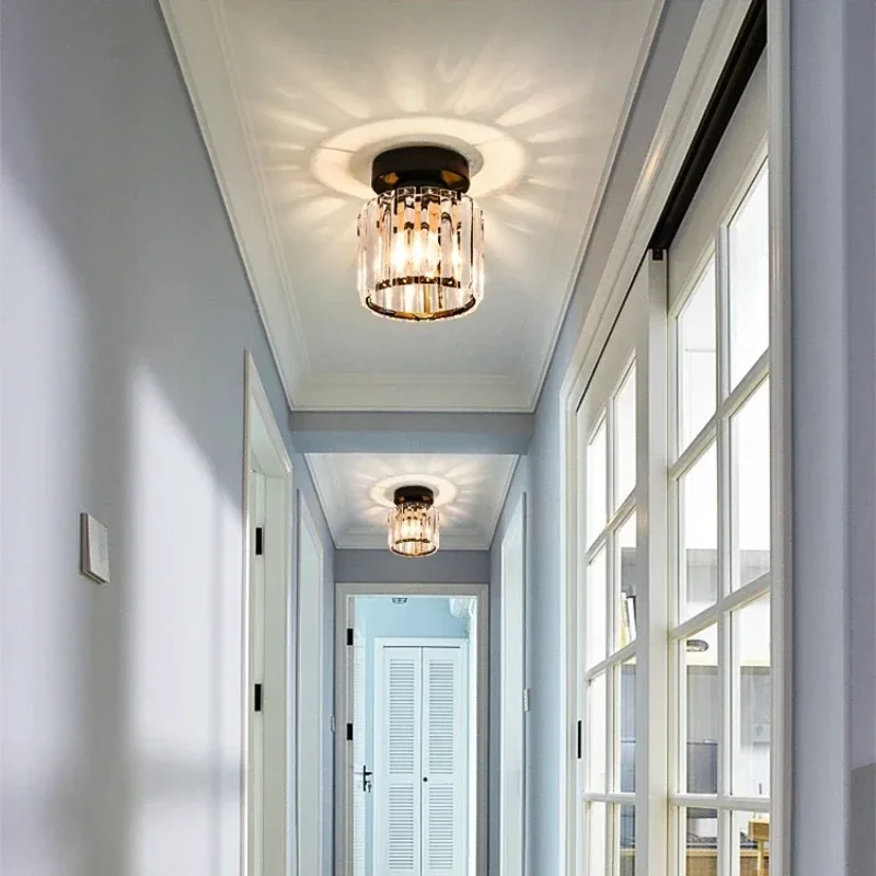 Nordic Modern Crystal Ceiling Lamp Indoor Ceiling Lamp Corridor Staircase Bedroom Restaurant Lamp Home Decoration
Nordic Modern Crystal Ceiling Lamp Indoor Ceiling Lamp Corridor Staircase Bedroom Restaurant Lamp Home Decoration