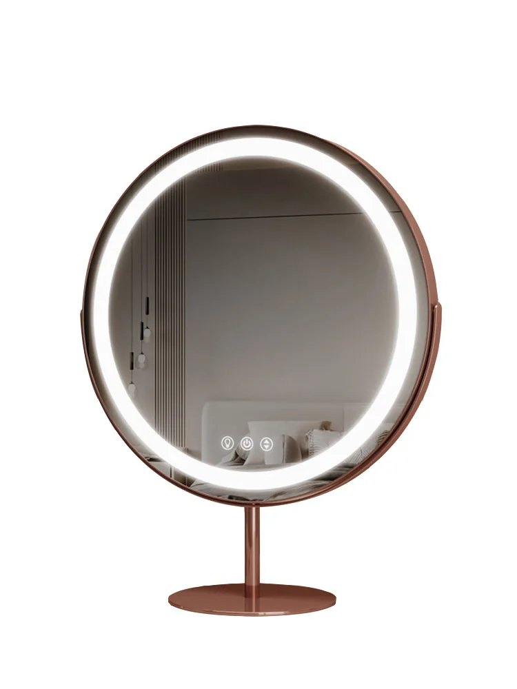 Makeup mirror with light, simple home appliance, bedroom, intelligent desktop, internet famous, student dormitory, supplementary
Makeup mirror with light, simple home appliance, bedroom, intelligent desktop, internet famous, student dormitory, supplementary