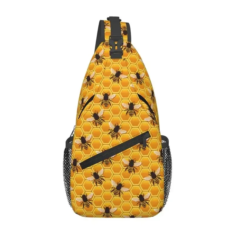 Customized Honey Bees Sling Bag for Men Cool Shoulder Chest Crossbody Backpack Traveling Daypack
Customized Honey Bees Sling Bag for Men Cool Shoulder Chest Crossbody Backpack Traveling Daypack