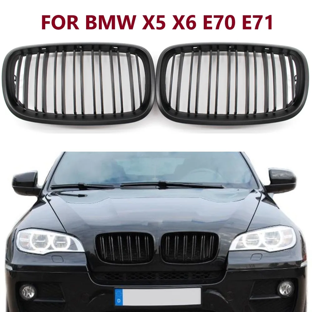 Для BMW X5 X6 E70 E71 2007-2013 пара матовых черных двойных планшетов, бампер, решетка почек, передняя решетка, автомобильный Стайлинг, гоночные грили
Для BMW X5 X6 E70 E71 2007-2013 пара матовых черных двойных планшетов, бампер, решетка почек, передняя решетка, автомобильный Стайлинг, гоночные грили