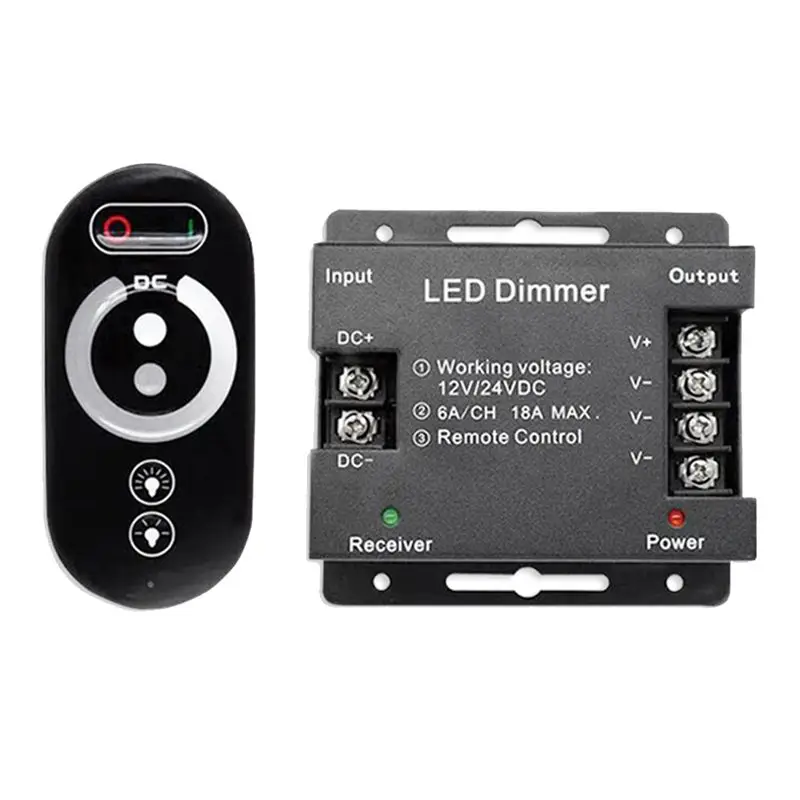 AYHF DC12-24V LED Strip Light RF Touch Remote Controller Dimmer For 5050 Tape Lights Adjust Brightness
AYHF DC12-24V LED Strip Light RF Touch Remote Controller Dimmer For 5050 Tape Lights Adjust Brightness