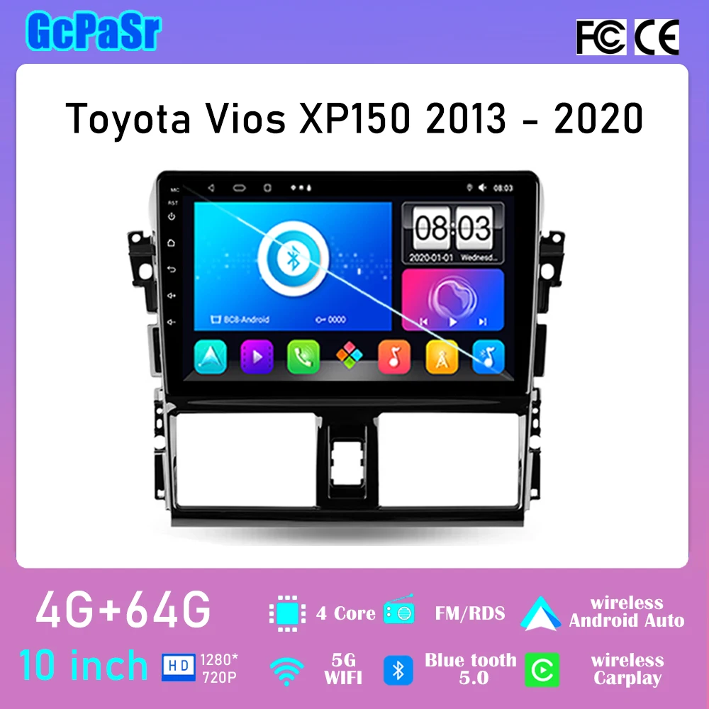 Автомобильный мультимедийный плеер Android 13 для TOYOTA VIOS YARIS 2013 2014 2015 2016 GPS-навигация без DVD 2Din BT
Автомобильный мультимедийный плеер Android 13 для TOYOTA VIOS YARIS 2013 2014 2015 2016 GPS-навигация без DVD 2Din BT