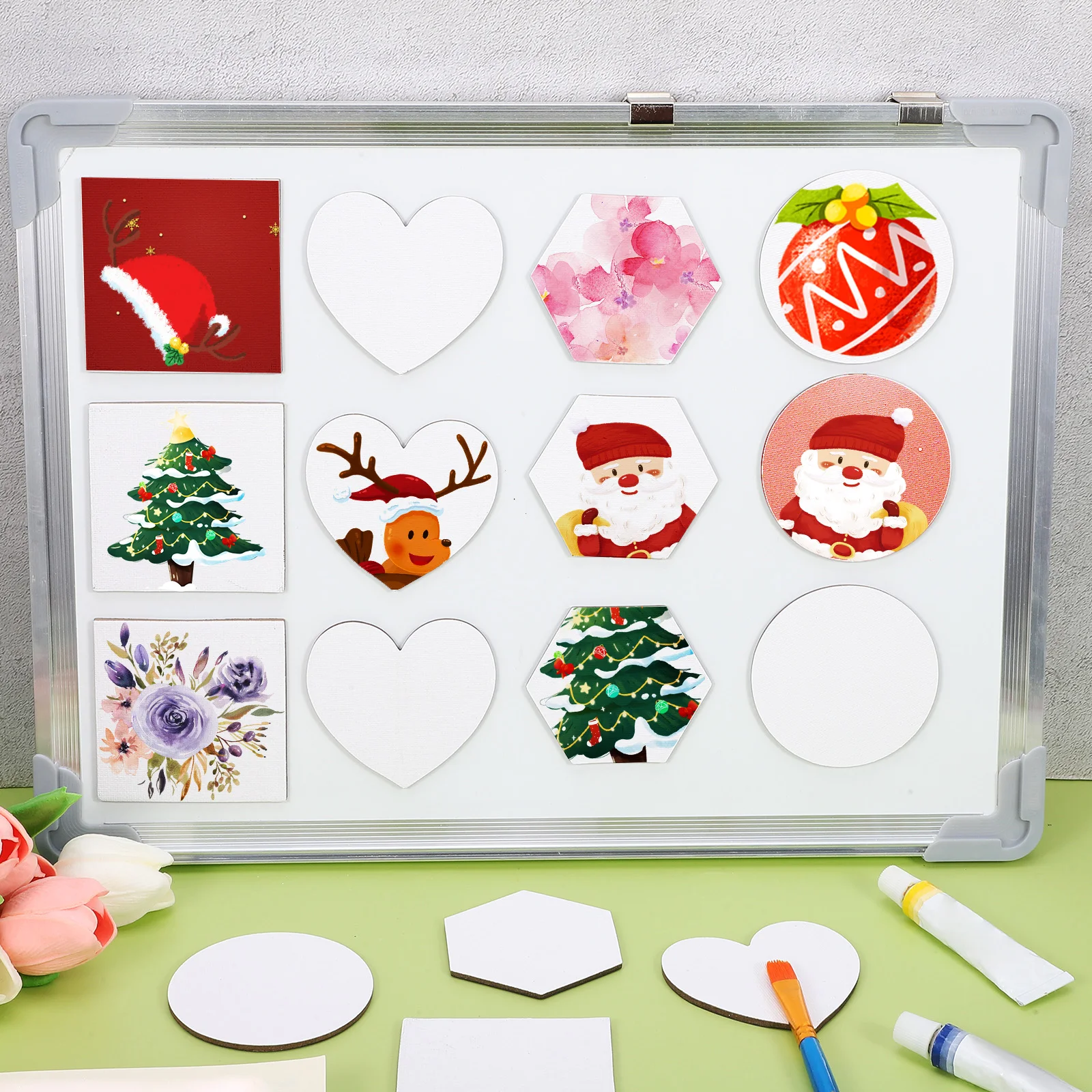 16pcs Magnetic Artboard Refrigerator Stickers Canvas Boards for Painting Bulk Flat Creative Design Strong Material Safe Smooth
16pcs Magnetic Artboard Refrigerator Stickers Canvas Boards for Painting Bulk Flat Creative Design Strong Material Safe Smooth