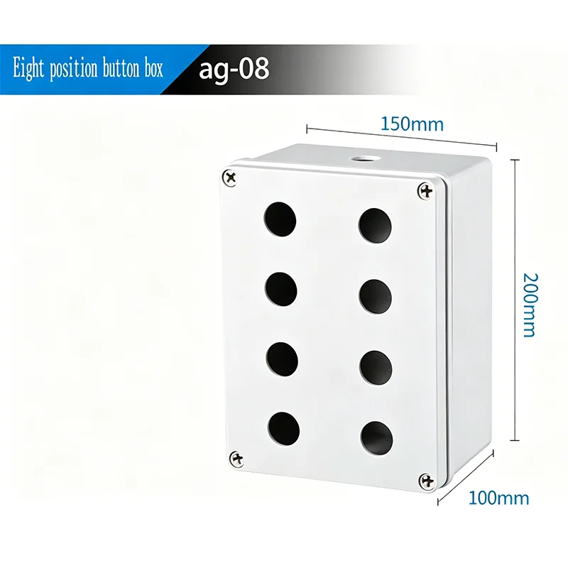 Waterproof 22mm Button Switch Box for Elevator - Emergency Stop, Self-locking Start/Stop Industrial Control Box (Plastic)
Waterproof 22mm Button Switch Box for Elevator - Emergency Stop, Self-locking Start/Stop Industrial Control Box (Plastic)