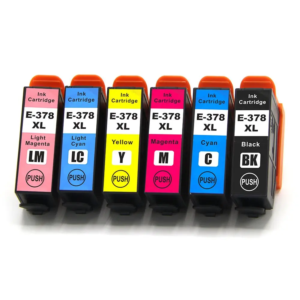 Совместимый картридж для Epson 378XL T378XL для принтера Epson XP-8500/XP-8505/XP-8600/XP-8605/XP-8700/XP-1500
Совместимый картридж для Epson 378XL T378XL для принтера Epson XP-8500/XP-8505/XP-8600/XP-8605/XP-8700/XP-1500