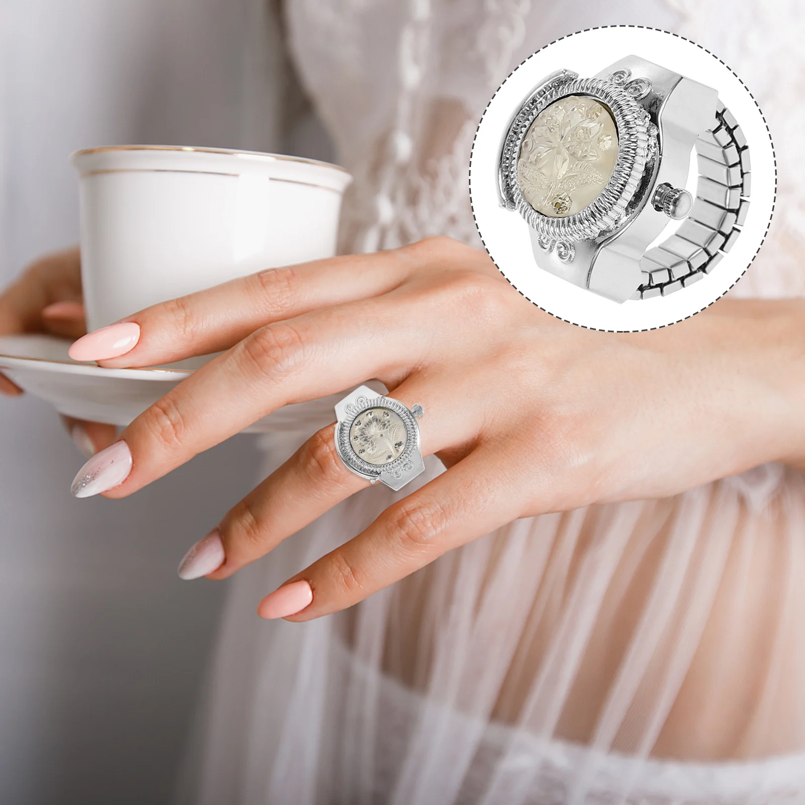 Finger Quartz Watch Ladies Round Ring Nurse Women Watches Fashion Jewelry Creative Decorative Timepiece Christmas Gift
Finger Quartz Watch Ladies Round Ring Nurse Women Watches Fashion Jewelry Creative Decorative Timepiece Christmas Gift