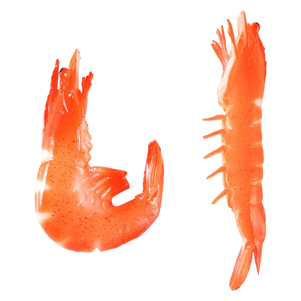 2 Pcs Big Red Prawn Small-Sized Shrimp Models Lifelike Window Fake Food Toy Pvc Child Simulation
2 Pcs Big Red Prawn Small-Sized Shrimp Models Lifelike Window Fake Food Toy Pvc Child Simulation