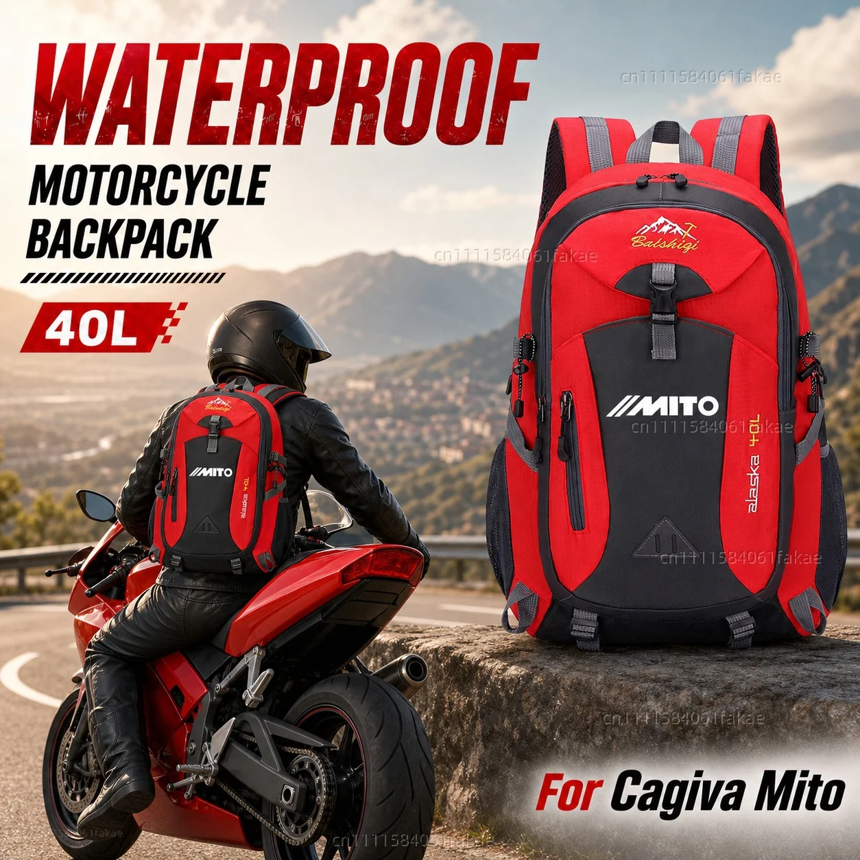 For Cagiva Mito 50 125 Mito sp525 Motorcycle Backpack 40L Waterproof Travel Backpack Outdoor Hiking Camping Daypack Lightweight
For Cagiva Mito 50 125 Mito sp525 Motorcycle Backpack 40L Waterproof Travel Backpack Outdoor Hiking Camping Daypack Lightweight