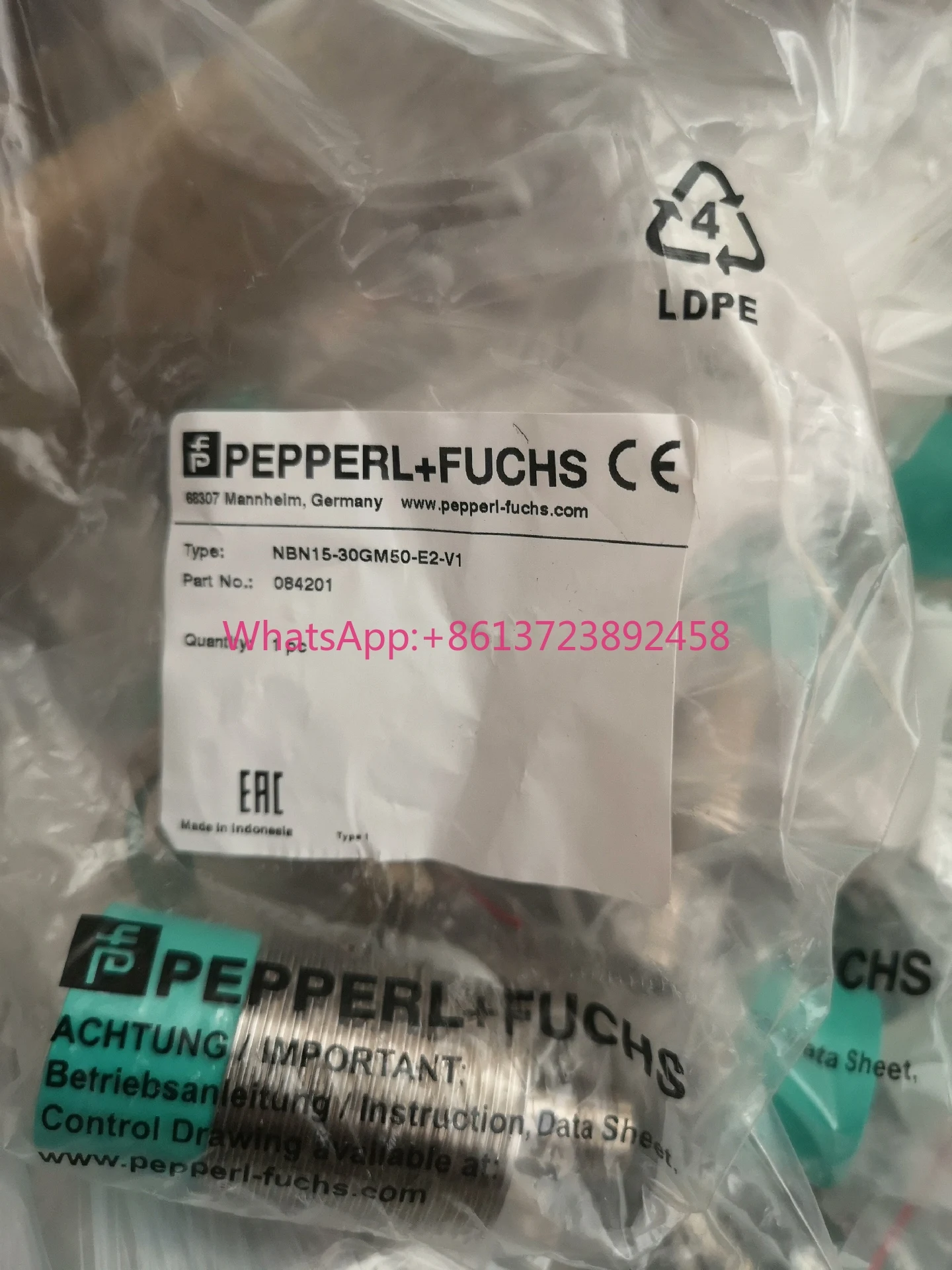Pepperl + Fuchs NBN15-30GM50-E2-V1 Inductive Sensor
Pepperl + Fuchs NBN15-30GM50-E2-V1 Inductive Sensor