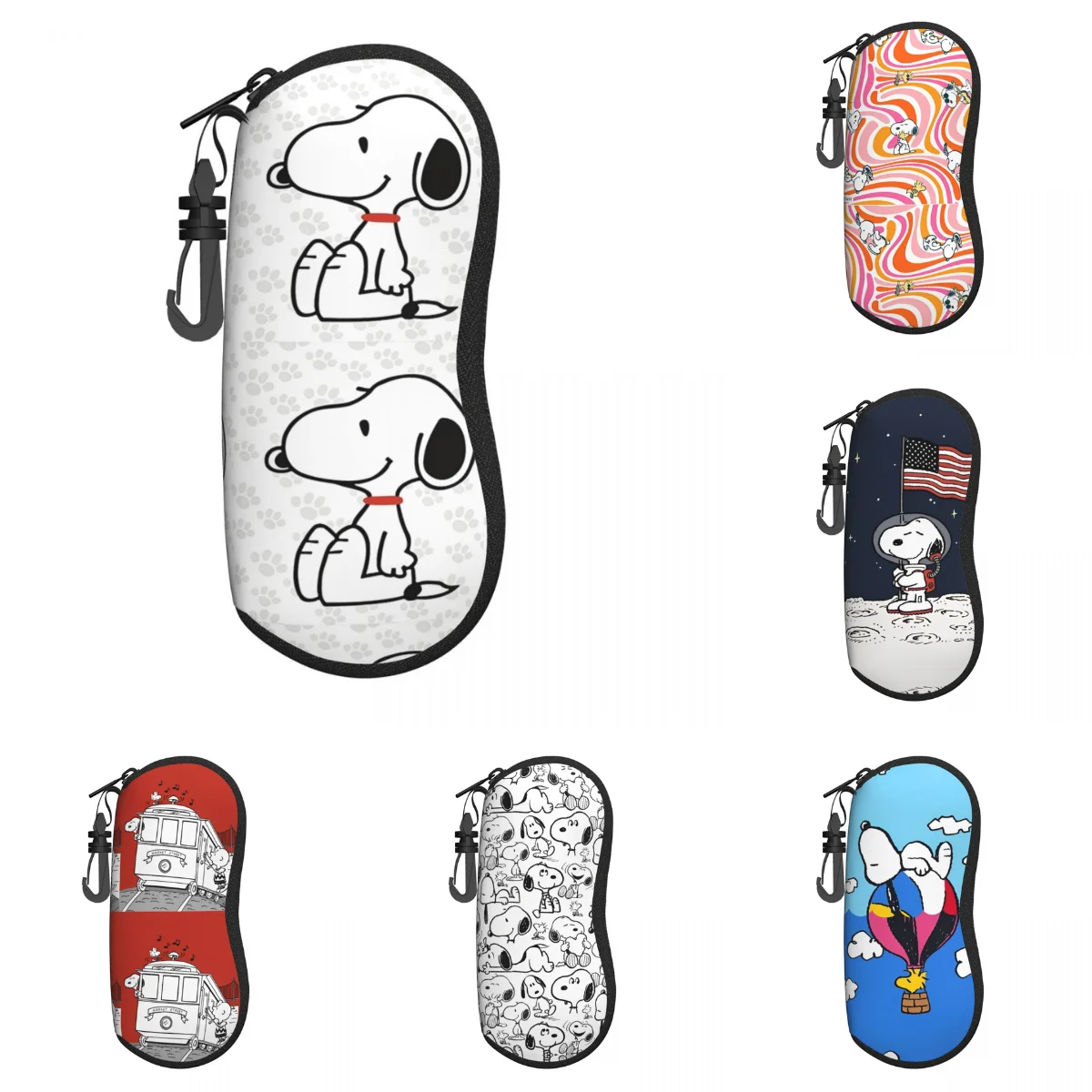 Чехол для очков Snoopy Dog, дорожный чехол для солнцезащитных очков для унисекс, трендовый аксессуар для очков, коробка для очков на молнии
Чехол для очков Snoopy Dog, дорожный чехол для солнцезащитных очков для унисекс, трендовый аксессуар для очков, коробка для очков на молнии