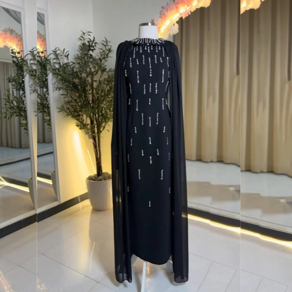 Customized Jersey Rhinestone High Collar A-line Midi Dresses Bespoke Occasion Prom Party Classic Retro Elegant
Customized Jersey Rhinestone High Collar A-line Midi Dresses Bespoke Occasion Prom Party Classic Retro Elegant