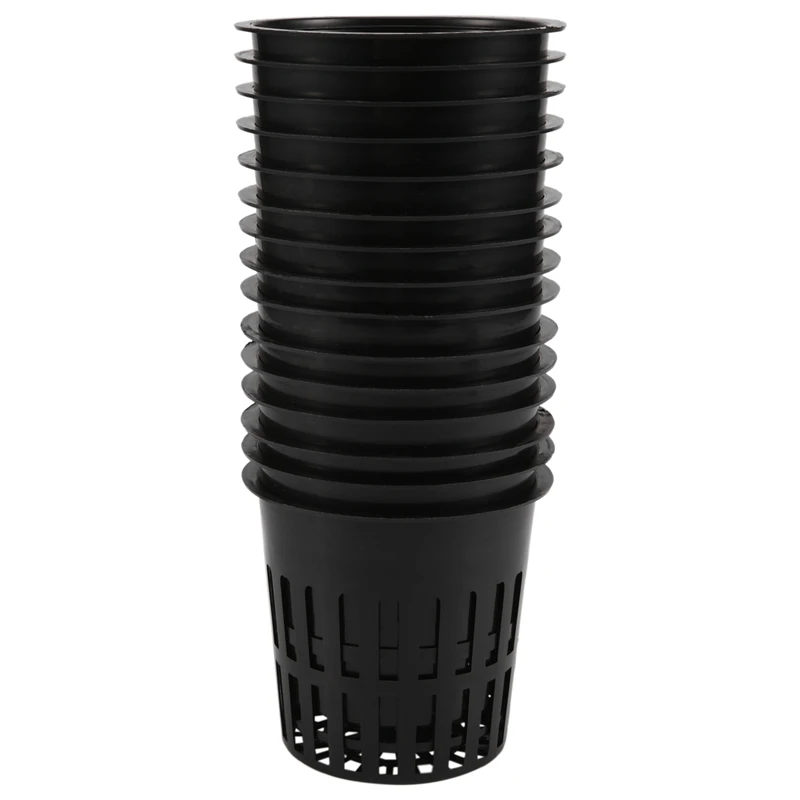 AT43-15 Pack 4 Inch Net Cups Slotted Mesh Wide Lip Filter Plant Net Pot Bucket Basket For Hydroponics
AT43-15 Pack 4 Inch Net Cups Slotted Mesh Wide Lip Filter Plant Net Pot Bucket Basket For Hydroponics
