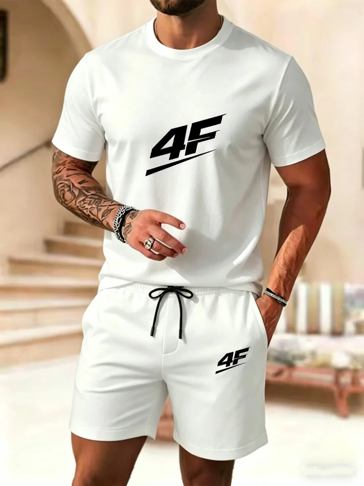 New sports style men's summer breathable sportswear short sleeved T-shirt+shorts, lightweight and comfortable casual two-piece s
New sports style men's summer breathable sportswear short sleeved T-shirt+shorts, lightweight and comfortable casual two-piece s