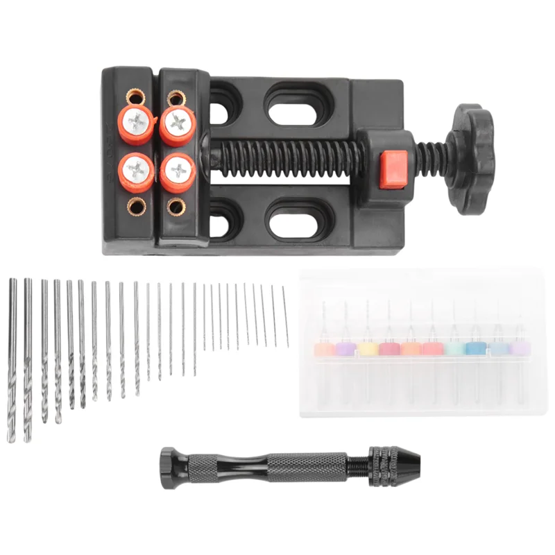 A76K 37Pcs Twist Drill Bits Set Pin Vise Woodworking Hand Drill For Model Resin Jewelry Walnut Beeswax Drill Bits For Metal
A76K 37Pcs Twist Drill Bits Set Pin Vise Woodworking Hand Drill For Model Resin Jewelry Walnut Beeswax Drill Bits For Metal