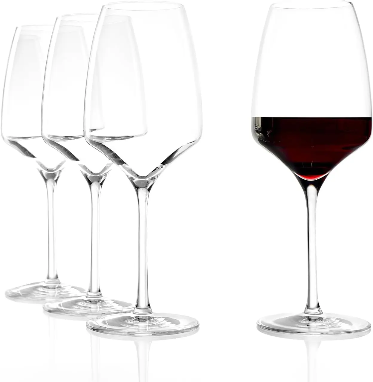 Red Wine Glasses 4 Set (EXPERIENCE). Dishwasher Safe Crystal Red Wine Glasses Set of 4 (15.25oz). Shatter-Resistant Crys
Red Wine Glasses 4 Set (EXPERIENCE). Dishwasher Safe Crystal Red Wine Glasses Set of 4 (15.25oz). Shatter-Resistant Crys