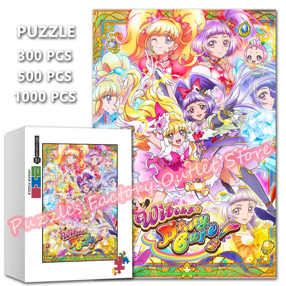 Witchy Precure Anime Print Puzzle 300/500/1000 Pieces Princess Pre Cure Cartoon Jigsaw Puzzles for Kids Educational Gifts Toys
Witchy Precure Anime Print Puzzle 300/500/1000 Pieces Princess Pre Cure Cartoon Jigsaw Puzzles for Kids Educational Gifts Toys