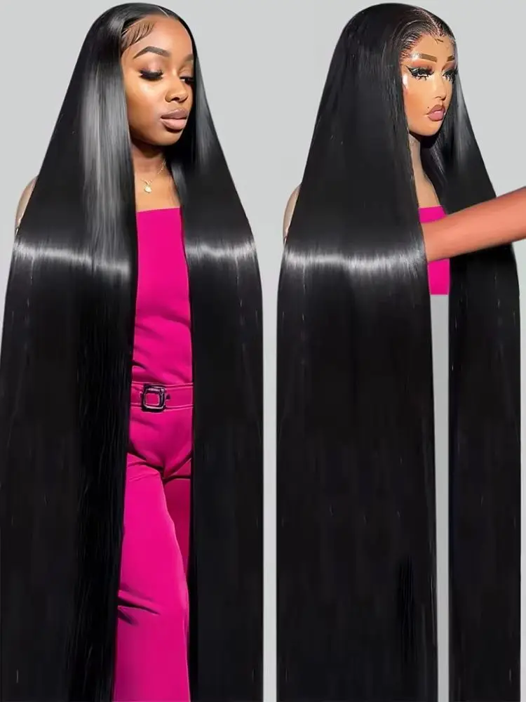 40 50 Inch 13x4 13x6 HD Transparent Bone Straight Lace Front Wigs 200 Density 360 Full Lace Brazilian Human Hair Wigs For Women
40 50 Inch 13x4 13x6 HD Transparent Bone Straight Lace Front Wigs 200 Density 360 Full Lace Brazilian Human Hair Wigs For Women
