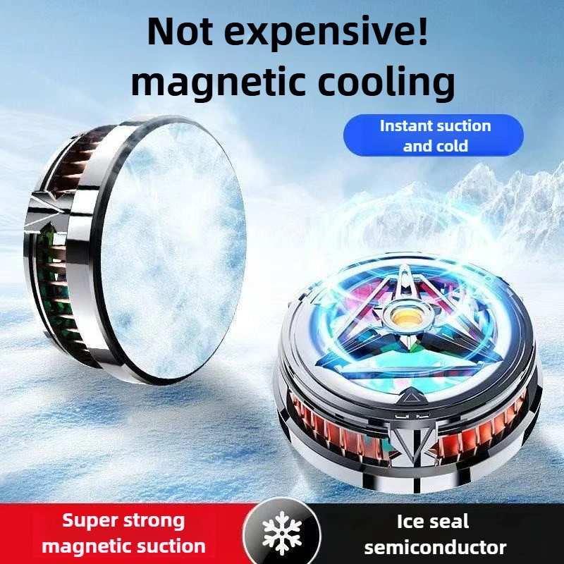 X18 Mobile Phone Semiconductor Magnetic Radiator for Live Broadcast PUBG Game Cooler with RGB Light for IPhone Android Universal
X18 Mobile Phone Semiconductor Magnetic Radiator for Live Broadcast PUBG Game Cooler with RGB Light for IPhone Android Universal
