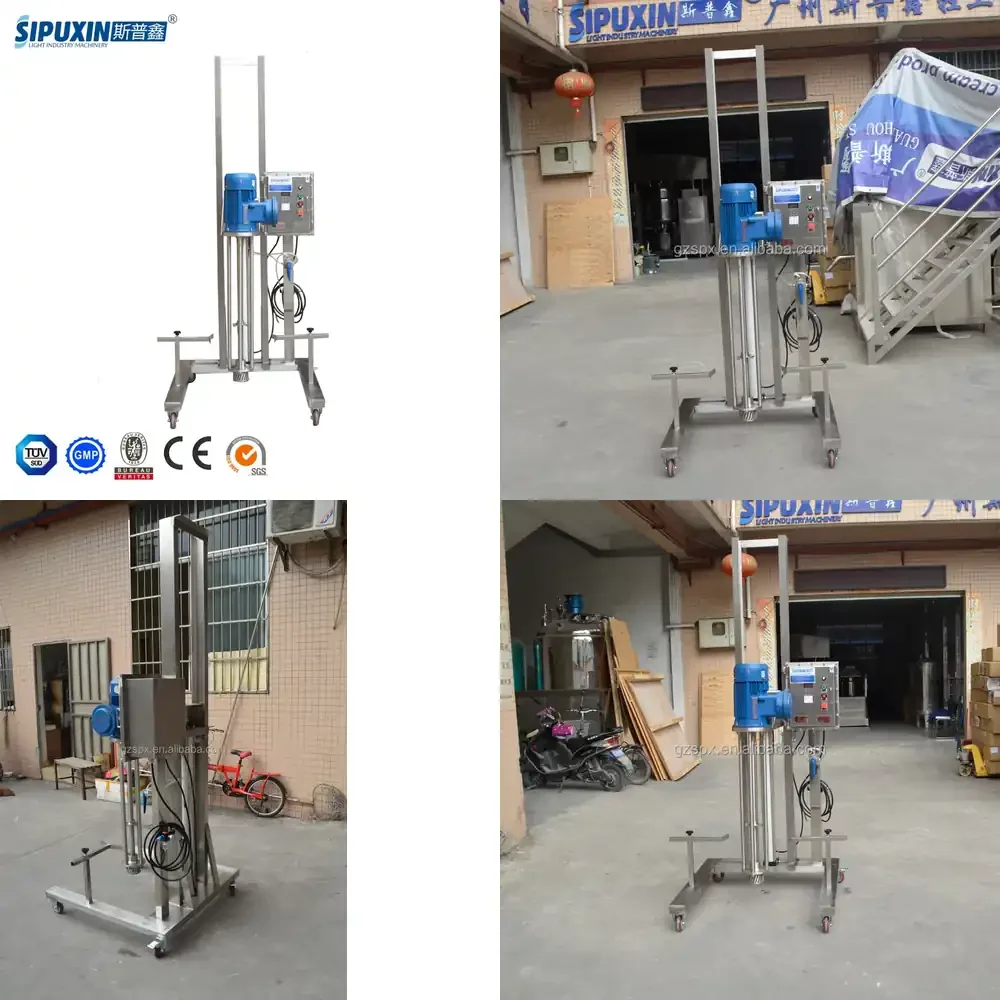New Set High Shear Lifting Homogenizer Lab Homogenizing Mixer
New Set High Shear Lifting Homogenizer Lab Homogenizing Mixer