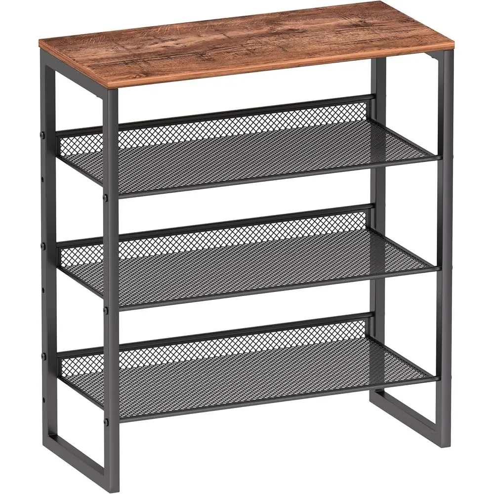 Industrial Shoe Rack - Sturdy Steel Entryway Shoe Organizer with Spacious Top - Strong Mesh Shoe Storage Shelves - Adjust
Industrial Shoe Rack - Sturdy Steel Entryway Shoe Organizer with Spacious Top - Strong Mesh Shoe Storage Shelves - Adjust