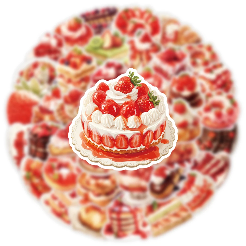 10/30/50pcs Aesthetic INS Style Strawberry Cake Stickers Cute Cartoon Dessert Decals for Laptop Scrapbook Graffiti Sticker Packs
10/30/50pcs Aesthetic INS Style Strawberry Cake Stickers Cute Cartoon Dessert Decals for Laptop Scrapbook Graffiti Sticker Packs