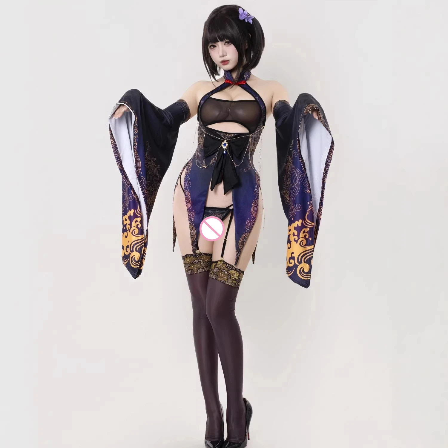 Original Zombie Style Cosplay Purple Costume Women Sexy Cheongsam Dress Role Play Clothing Performance Carnival Party Outfit
Original Zombie Style Cosplay Purple Costume Women Sexy Cheongsam Dress Role Play Clothing Performance Carnival Party Outfit