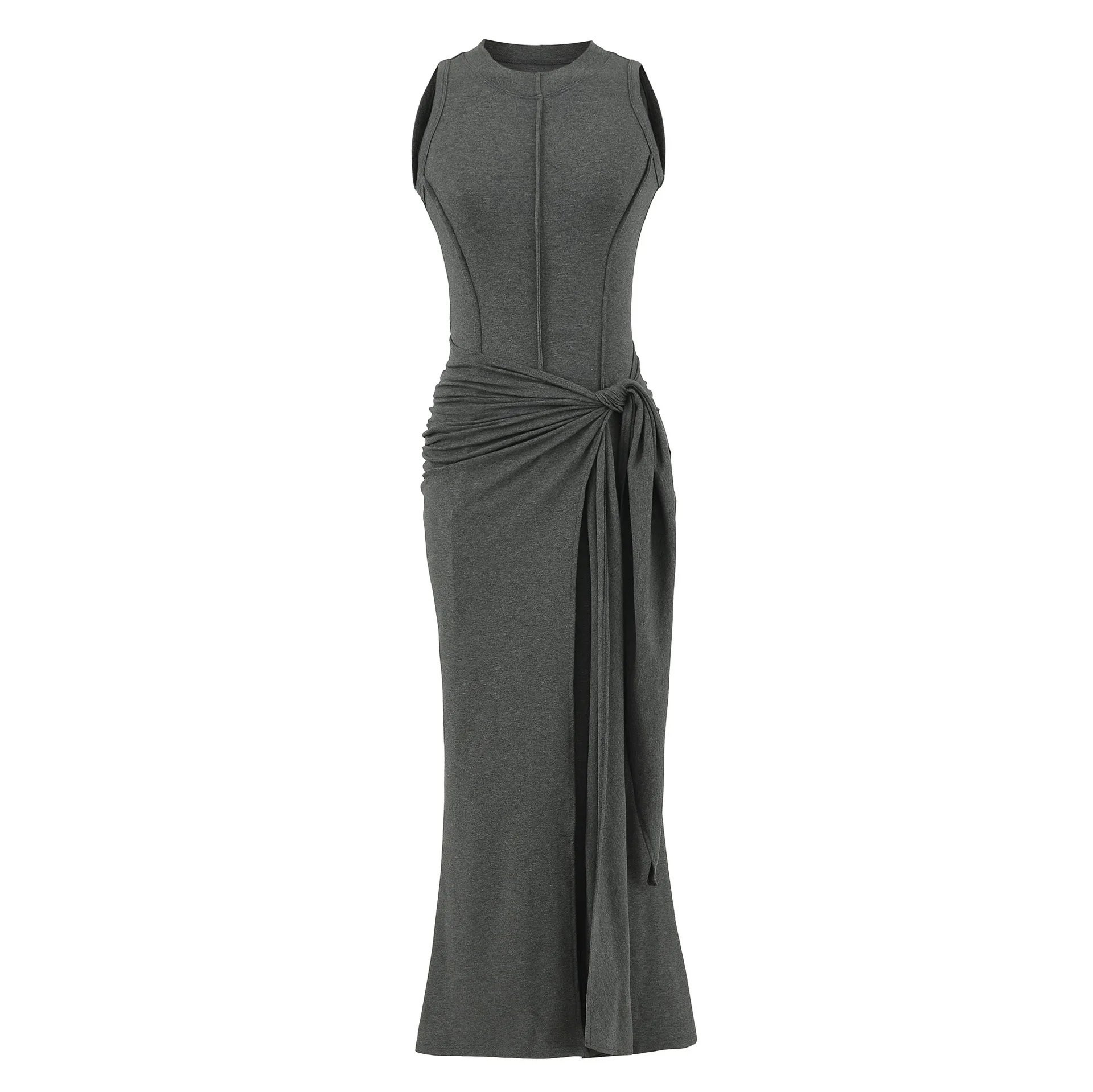 Elegant High-End Grey Modal Vest Dress Slimming Sexy Long Skirt Women's Fashionable Sleeveless Gown Casual Comfortable Dress
Elegant High-End Grey Modal Vest Dress Slimming Sexy Long Skirt Women's Fashionable Sleeveless Gown Casual Comfortable Dress