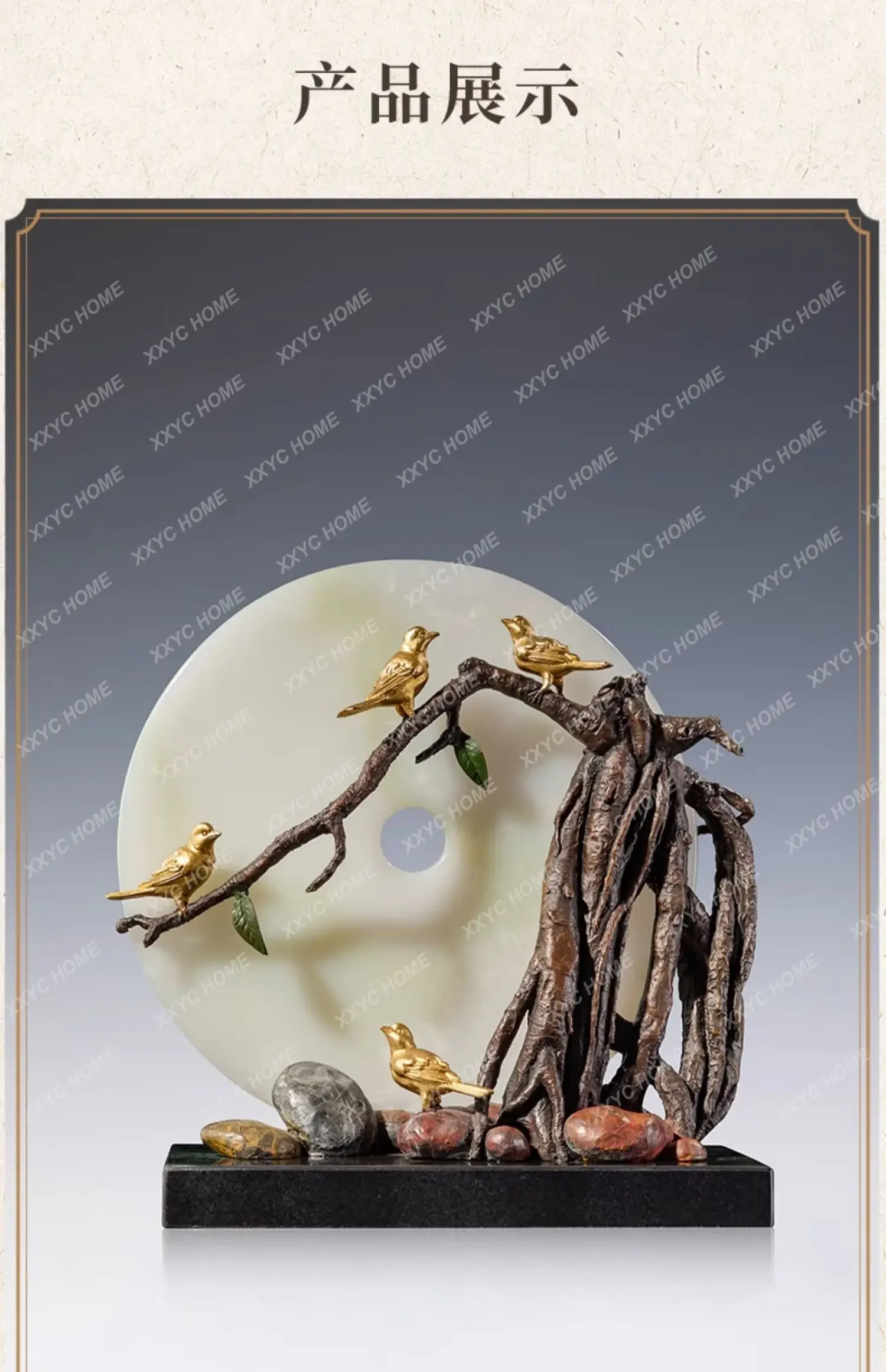 L Copper ornament, Copper handicraft, new Chinese home furnishing, living room entrance decoration
L Copper ornament, Copper handicraft, new Chinese home furnishing, living room entrance decoration