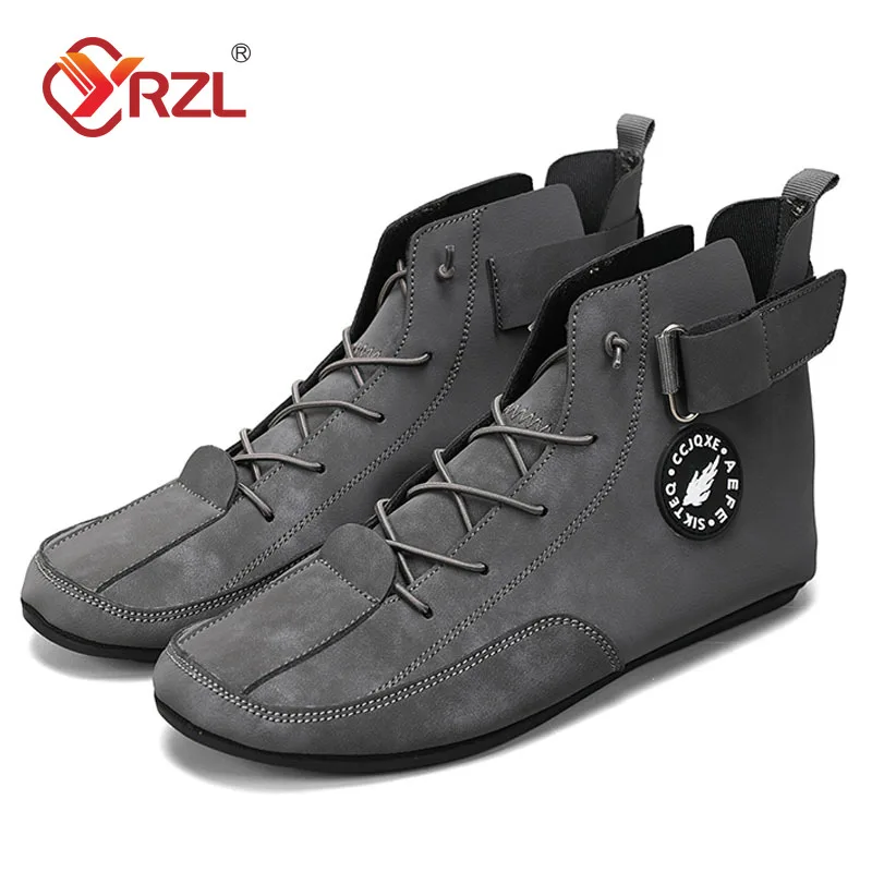 YRZL Mens Shoes High Top Lightweight Anti-slip Man Casual Walking Shoes Soft Soles Comfortable Breathable Loafers Shoes for Men
YRZL Mens Shoes High Top Lightweight Anti-slip Man Casual Walking Shoes Soft Soles Comfortable Breathable Loafers Shoes for Men