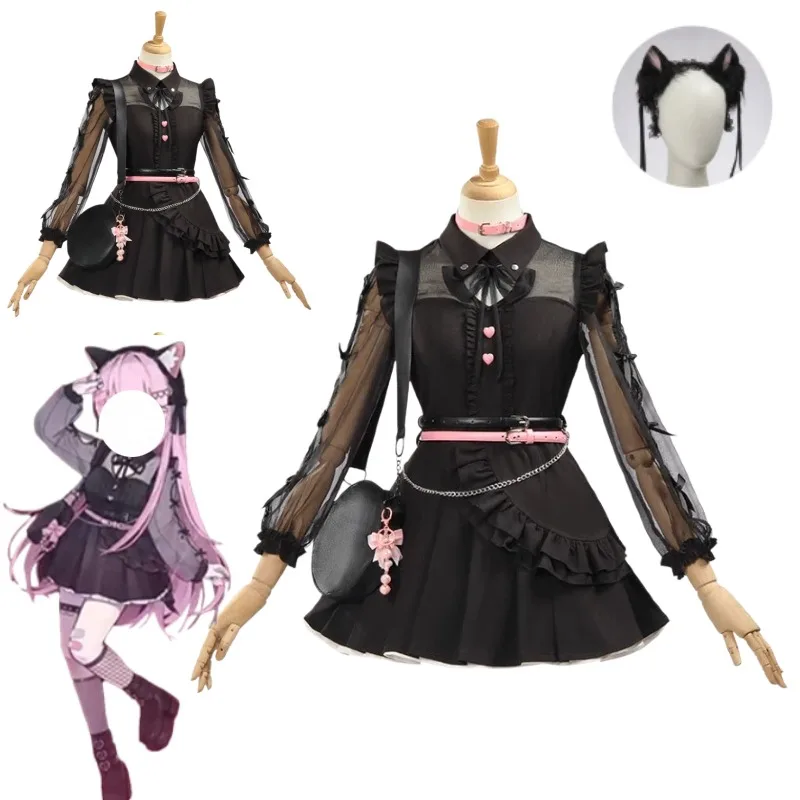 Anime Yoizaki Kanade Cosplay Costume Colorful Stage Black Dress Accessories Suit for Women Halloween Party Role Playing Outfits
Anime Yoizaki Kanade Cosplay Costume Colorful Stage Black Dress Accessories Suit for Women Halloween Party Role Playing Outfits
