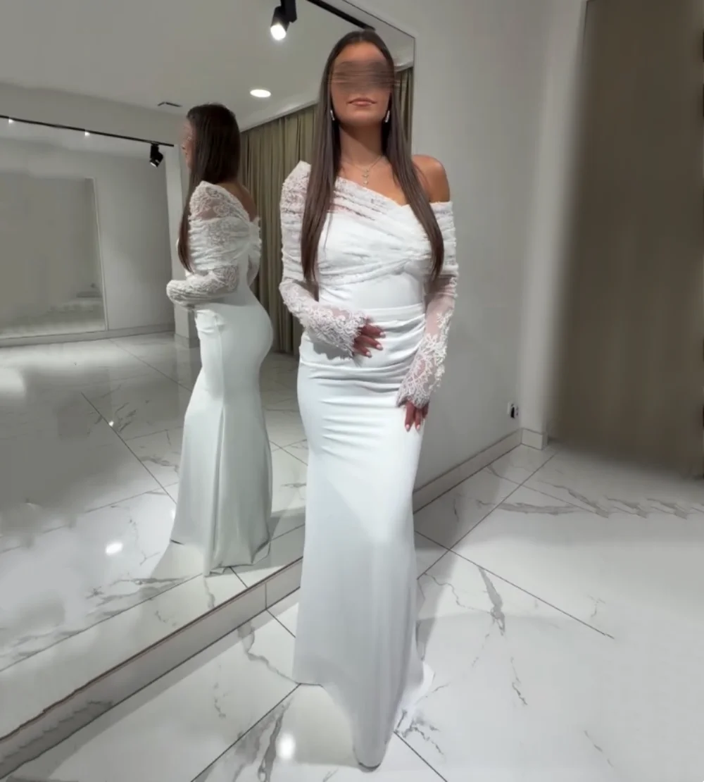 Customized Off-the-shoulder Grace Wedding Party Dress Trumpet Pleat Long Dresses Bespoke Occasion Elegant Modern Style
Customized Off-the-shoulder Grace Wedding Party Dress Trumpet Pleat Long Dresses Bespoke Occasion Elegant Modern Style