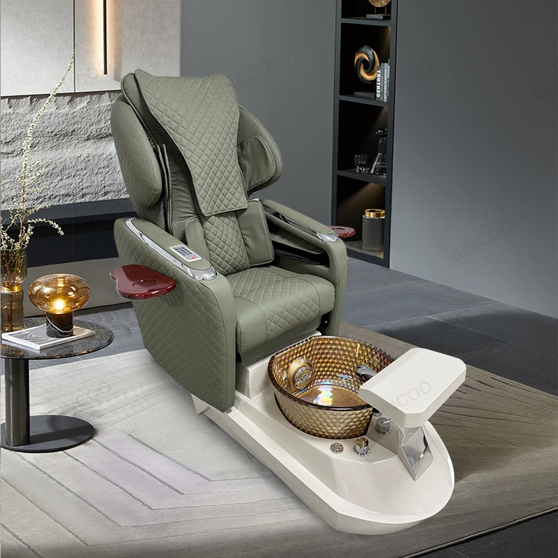 Modern Professional Salon Pedicure Chair European Glass Throne for Nail Manicure Foot Spa Electric Massage Available Pink Black
Modern Professional Salon Pedicure Chair European Glass Throne for Nail Manicure Foot Spa Electric Massage Available Pink Black