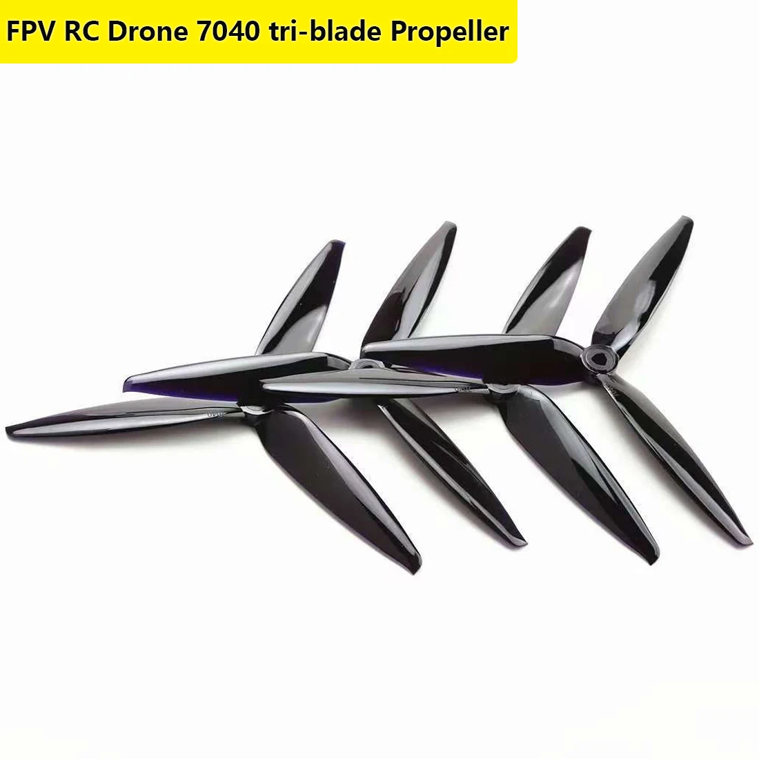 7040 Tracker 7.5x4x3 Poly Carbonate Durable 3 blade/tri-blade Propeller (2CW+2CCW) For 7inch 8inch FPV RC Drone Accessories
7040 Tracker 7.5x4x3 Poly Carbonate Durable 3 blade/tri-blade Propeller (2CW+2CCW) For 7inch 8inch FPV RC Drone Accessories
