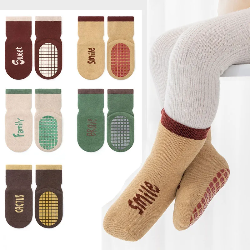 Baby Boys Girls Anti-Slip Cotton Socks Cute Toddlers Kids Winter Thick Warm Non Skid Grip Floor Calf Socks
Baby Boys Girls Anti-Slip Cotton Socks Cute Toddlers Kids Winter Thick Warm Non Skid Grip Floor Calf Socks