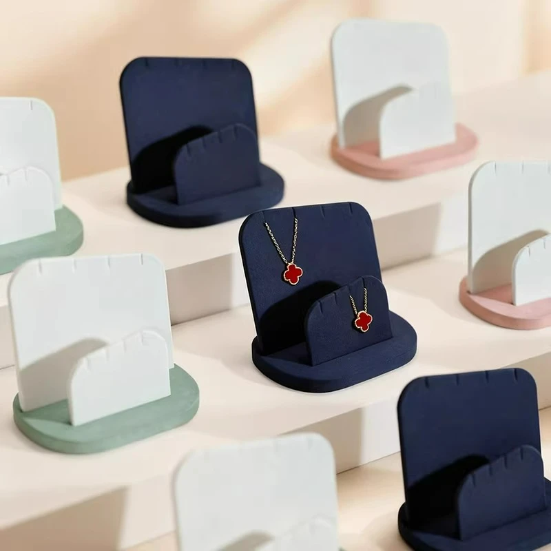 Necklace display props, high-end jewelry display racks, store velvet pendants, jewelry vertical storage racks
Necklace display props, high-end jewelry display racks, store velvet pendants, jewelry vertical storage racks