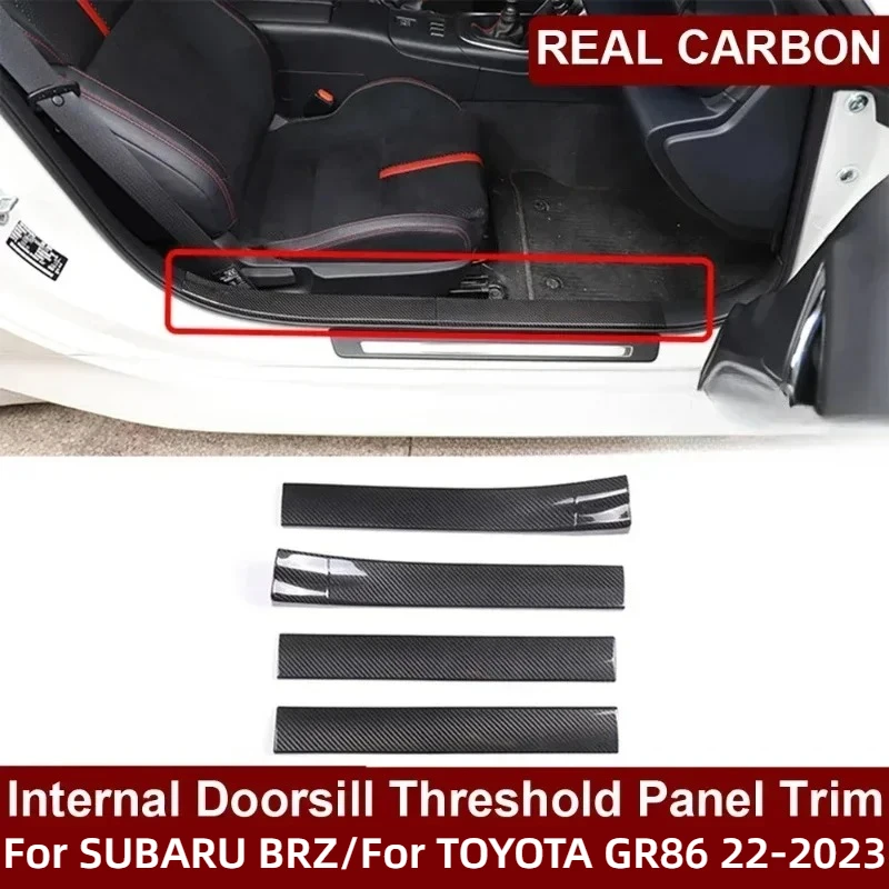 Для TOYOTA 86 GR86 GT86 для SUBARU BRZ настоящая сухая углеродное волокно, внутренняя пороговая панель, декоративная полоса, наклейка 22-2023
Для TOYOTA 86 GR86 GT86 для SUBARU BRZ настоящая сухая углеродное волокно, внутренняя пороговая панель, декоративная полоса, наклейка 22-2023