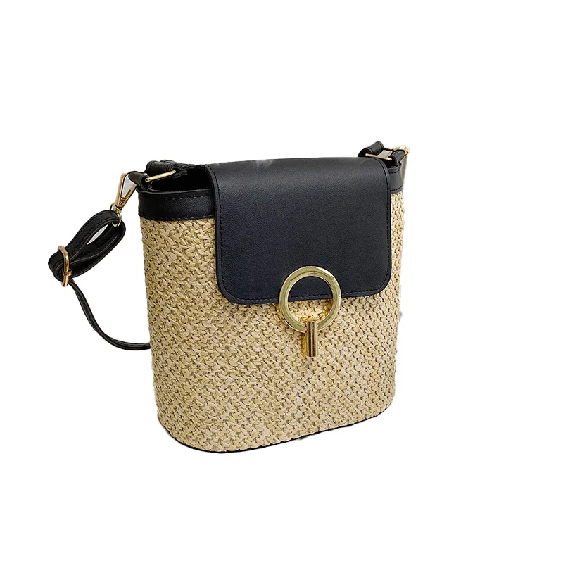 New crossbody woven straw woven bag, one shoulder hand-held women's bag, rattan woven bag, fashionable bucket bag
New crossbody woven straw woven bag, one shoulder hand-held women's bag, rattan woven bag, fashionable bucket bag
