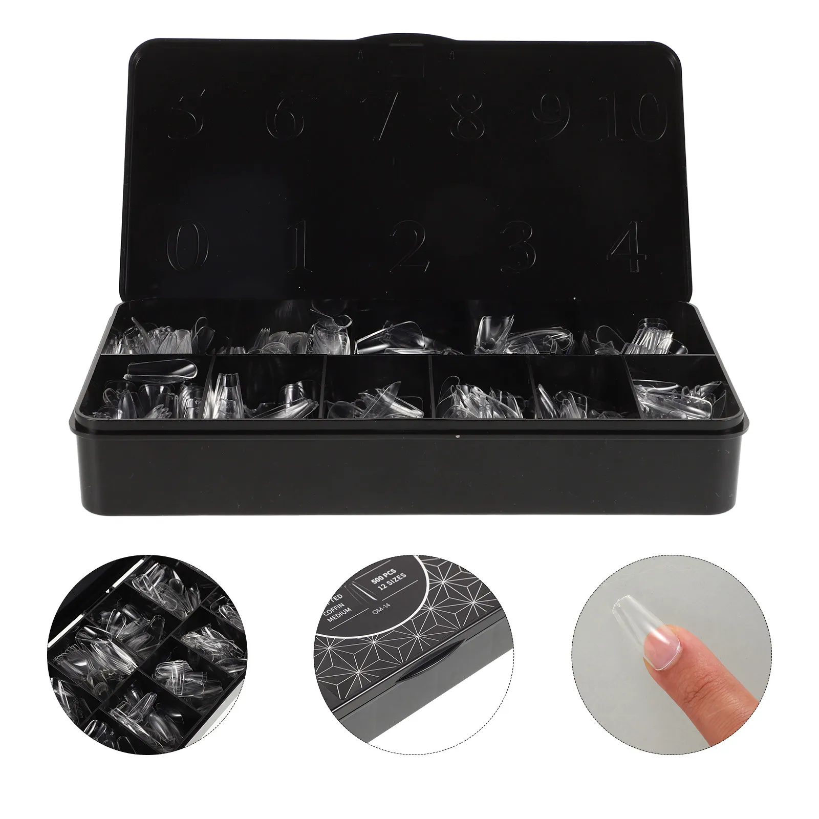 500Pcs Transparent Nail Tips Short Coffin Full Cover Nail Extensions Professional False Nails Box Pack Short Coffin Nails
500Pcs Transparent Nail Tips Short Coffin Full Cover Nail Extensions Professional False Nails Box Pack Short Coffin Nails
