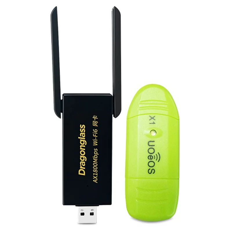 Dragonglass WirelessLAN AdapterUSB3.0 2.0 Wi-Fi6 1800M Wireless LAN Ethernet Wi-Fi Dongle1800Mbps 2.4G5.8GDual Band Wireless LAN
Dragonglass WirelessLAN AdapterUSB3.0 2.0 Wi-Fi6 1800M Wireless LAN Ethernet Wi-Fi Dongle1800Mbps 2.4G5.8GDual Band Wireless LAN