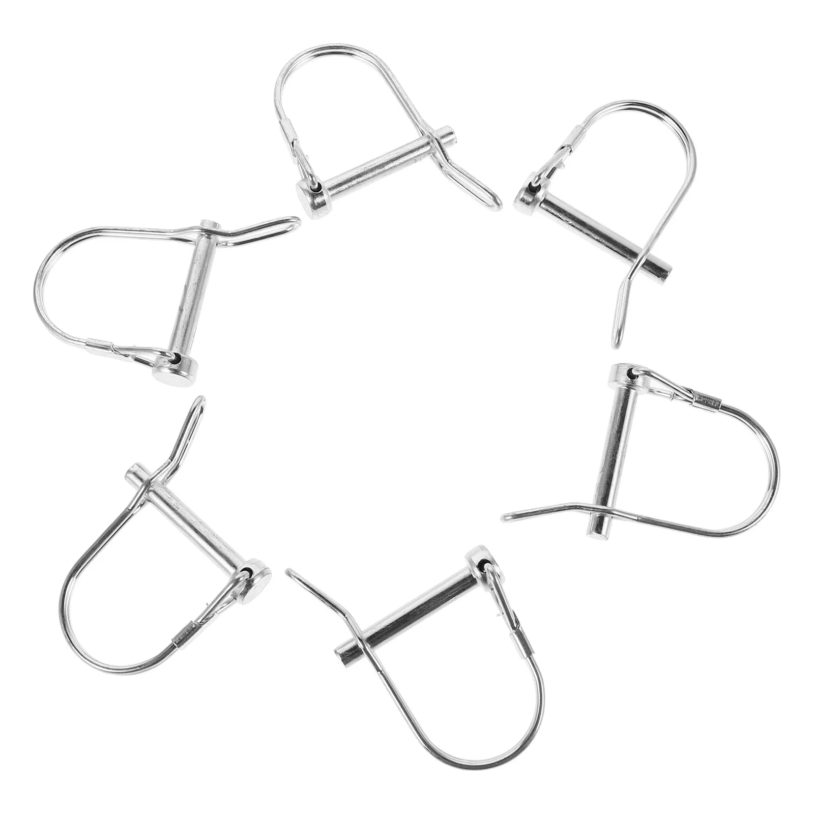 8Pcs D-Type Trailer Pin Locks Heavy Duty Safety Coupler Pins for Trailers Rvs Boats Farm Equipment Hitch Securing
8Pcs D-Type Trailer Pin Locks Heavy Duty Safety Coupler Pins for Trailers Rvs Boats Farm Equipment Hitch Securing