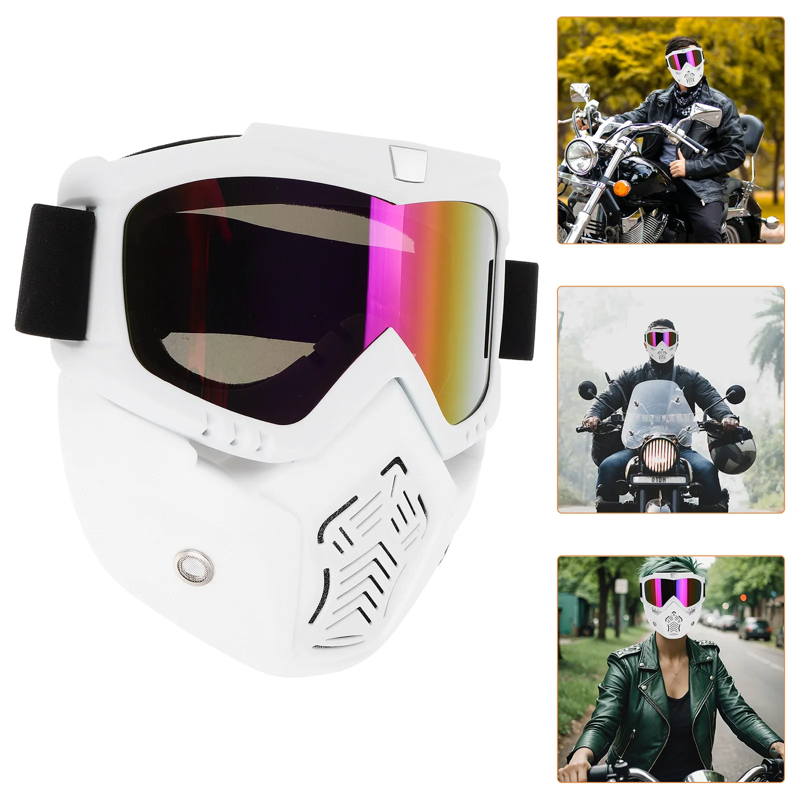 Windproof Goggles Motorcycle Riding Glasses Face Cover Vintage Mask Dirt Bike PC Outdoor Sports Eye Protection Adjustable Straps
Windproof Goggles Motorcycle Riding Glasses Face Cover Vintage Mask Dirt Bike PC Outdoor Sports Eye Protection Adjustable Straps