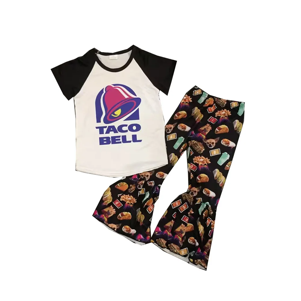 Детская эксклюзивная одежда, наряды Taco Bell, комплекты для девочек с коротким рукавом, платье для девочек
Детская эксклюзивная одежда, наряды Taco Bell, комплекты для девочек с коротким рукавом, платье для девочек